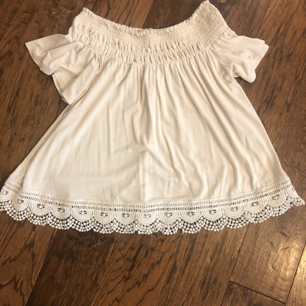 Cream Altar’d State Off-the-Shoulder Top